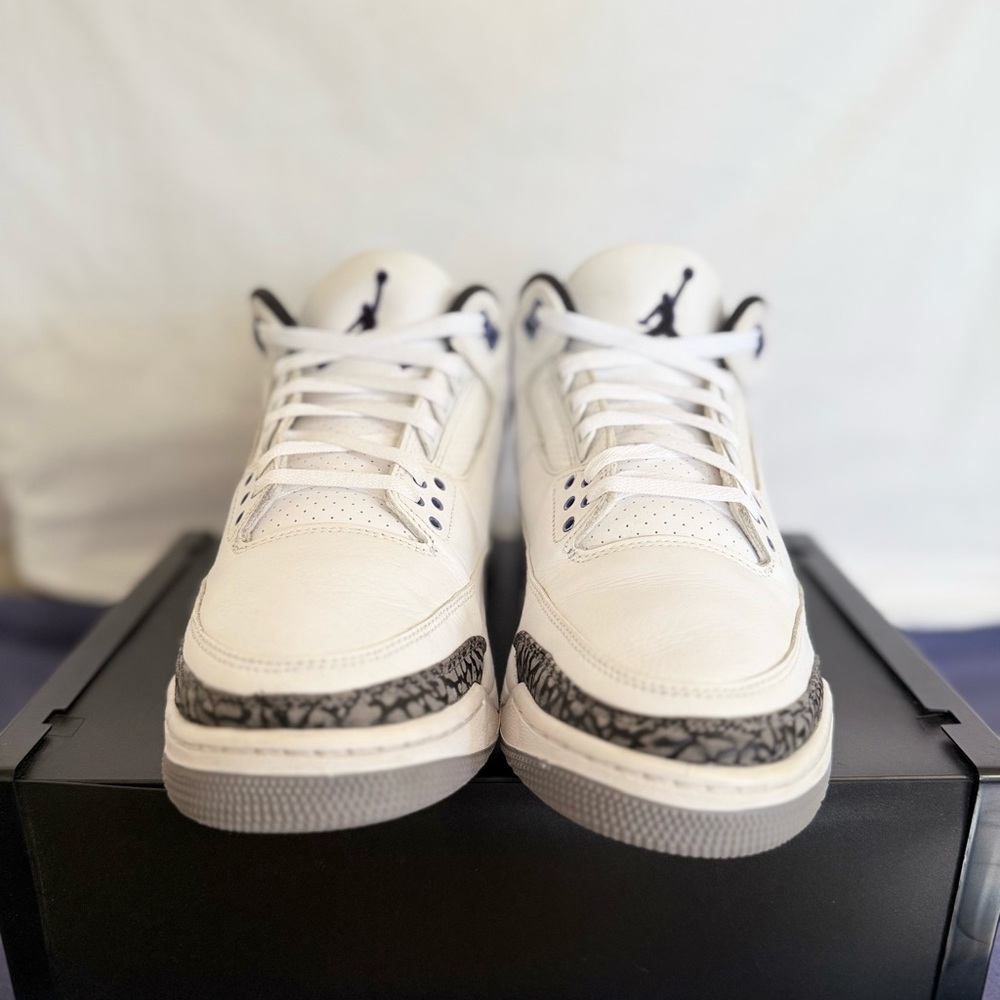 AUTHENTIC Jordan 3 Dark Iris size 11 CT8532-105 2022 PRE-OWNED - Picture 7 of 8